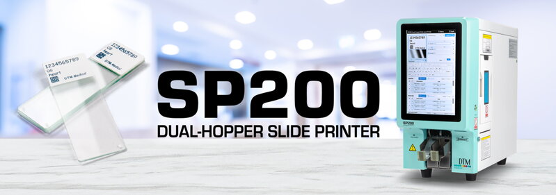 Posuvná tlačiareň DTM SP200 s dvoma zásobníkmi