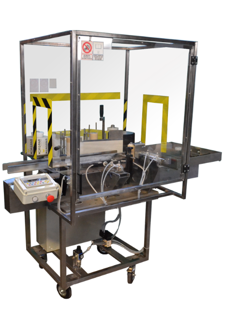 AUTOMATICKÝ ETIKETKOVAČ NA FĽAŠE A VALCOVÉ PREDMETY - ETIEMME