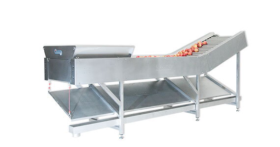 Valčekový triediaci dopravník